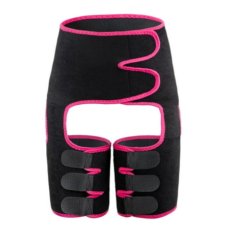 Women Neoprene Waist Trainer Sweat Shapewear Slim Belt Thigh Trimmer Leg Shaper